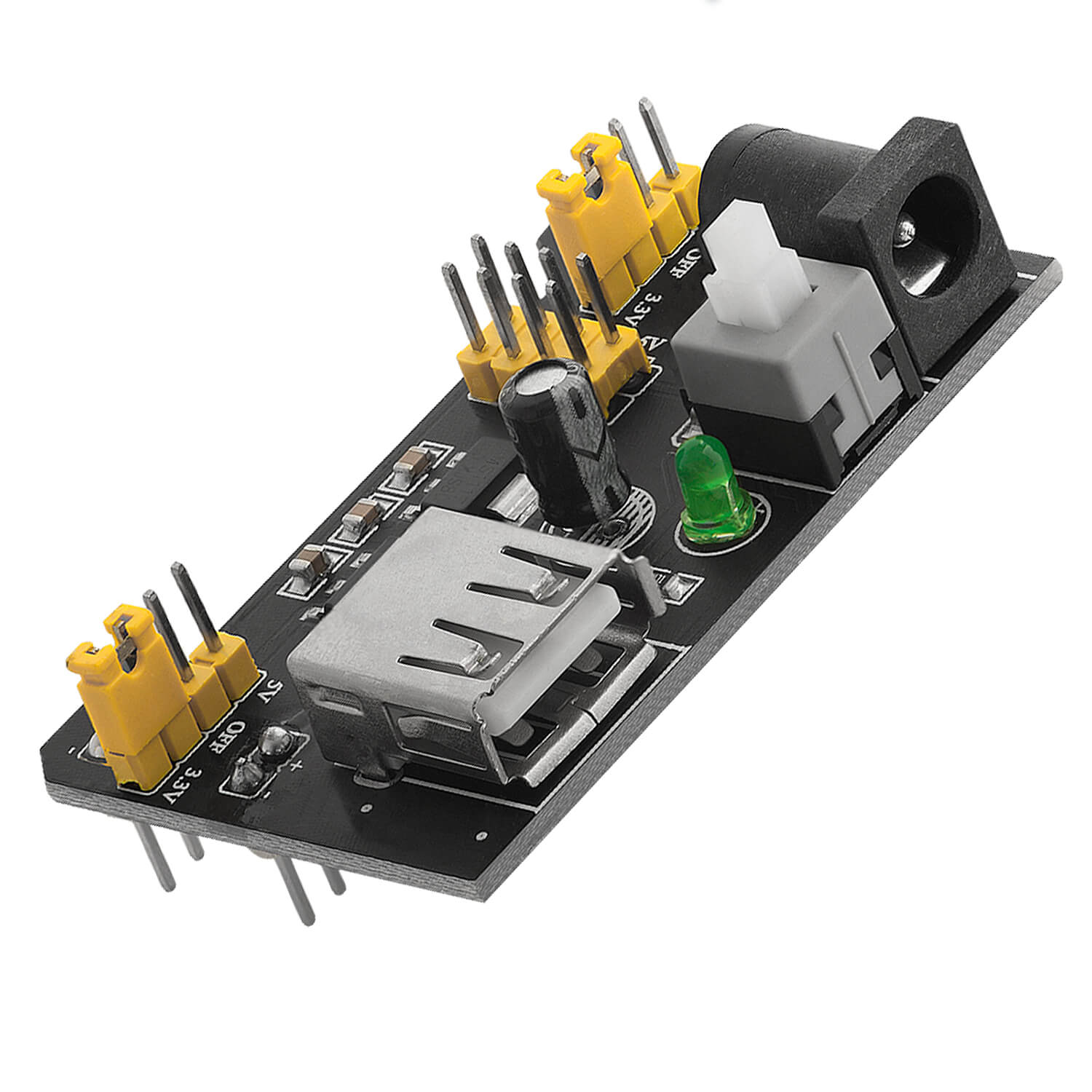 MB102 Breadboard Netzteil Adapter Power Supply Modul 3.3V/5V - AZ-Delivery