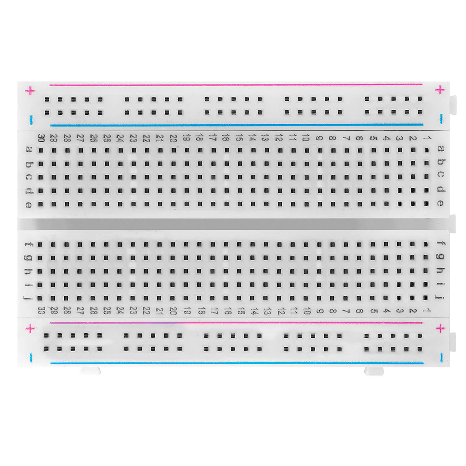 Mini Breadboard 400 Pin mit 4 Stromschienen für Jumper Kabel - AZ-Delivery