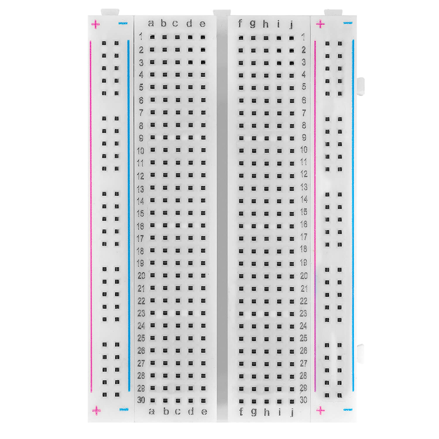 Mini Breadboard 400 Pin mit 4 Stromschienen für Jumper Kabel - AZ-Delivery