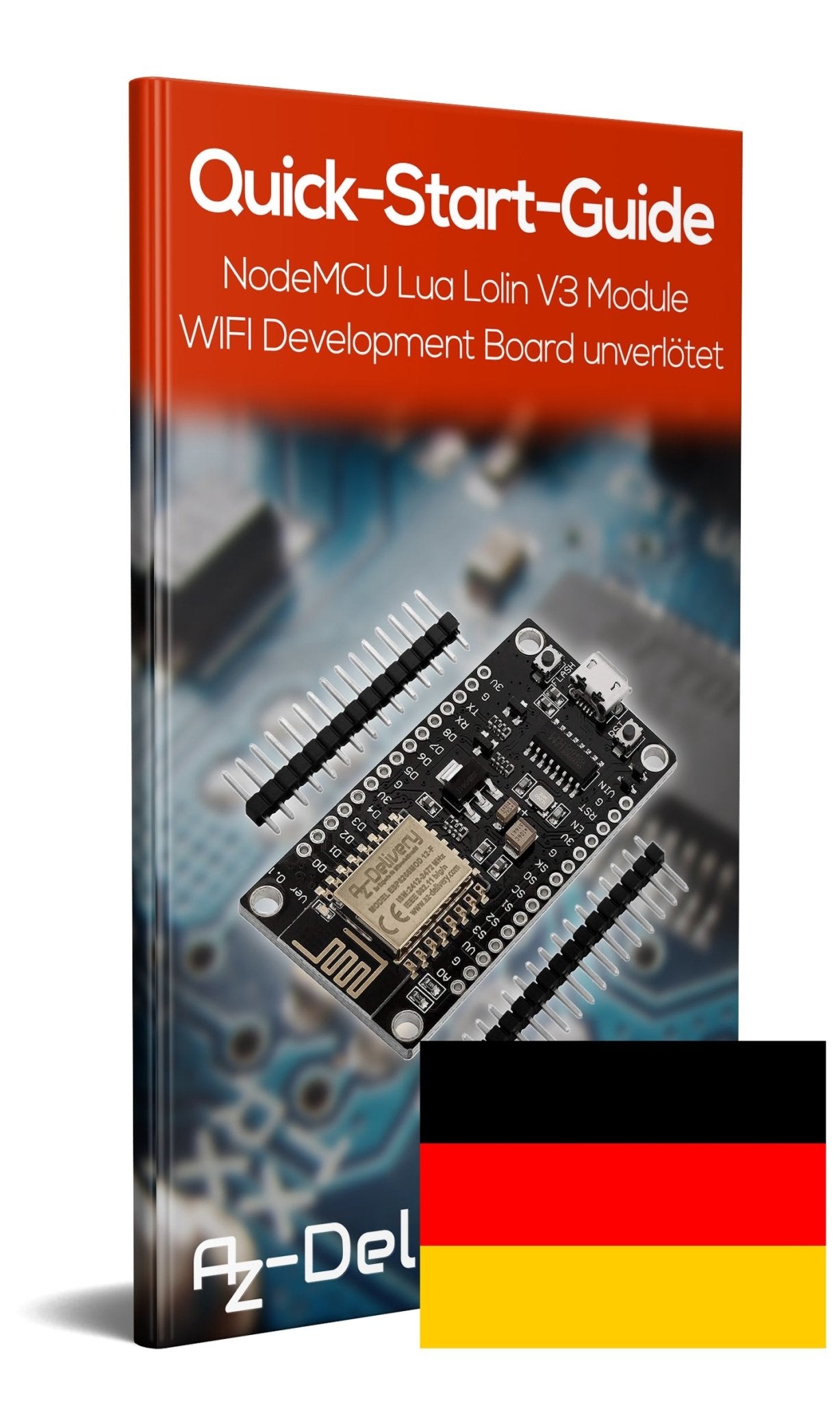 NodeMCU Lua Lolin V3 Module ESP8266 ESP-12F WIFI Development Board unverlötet - AZ-Delivery