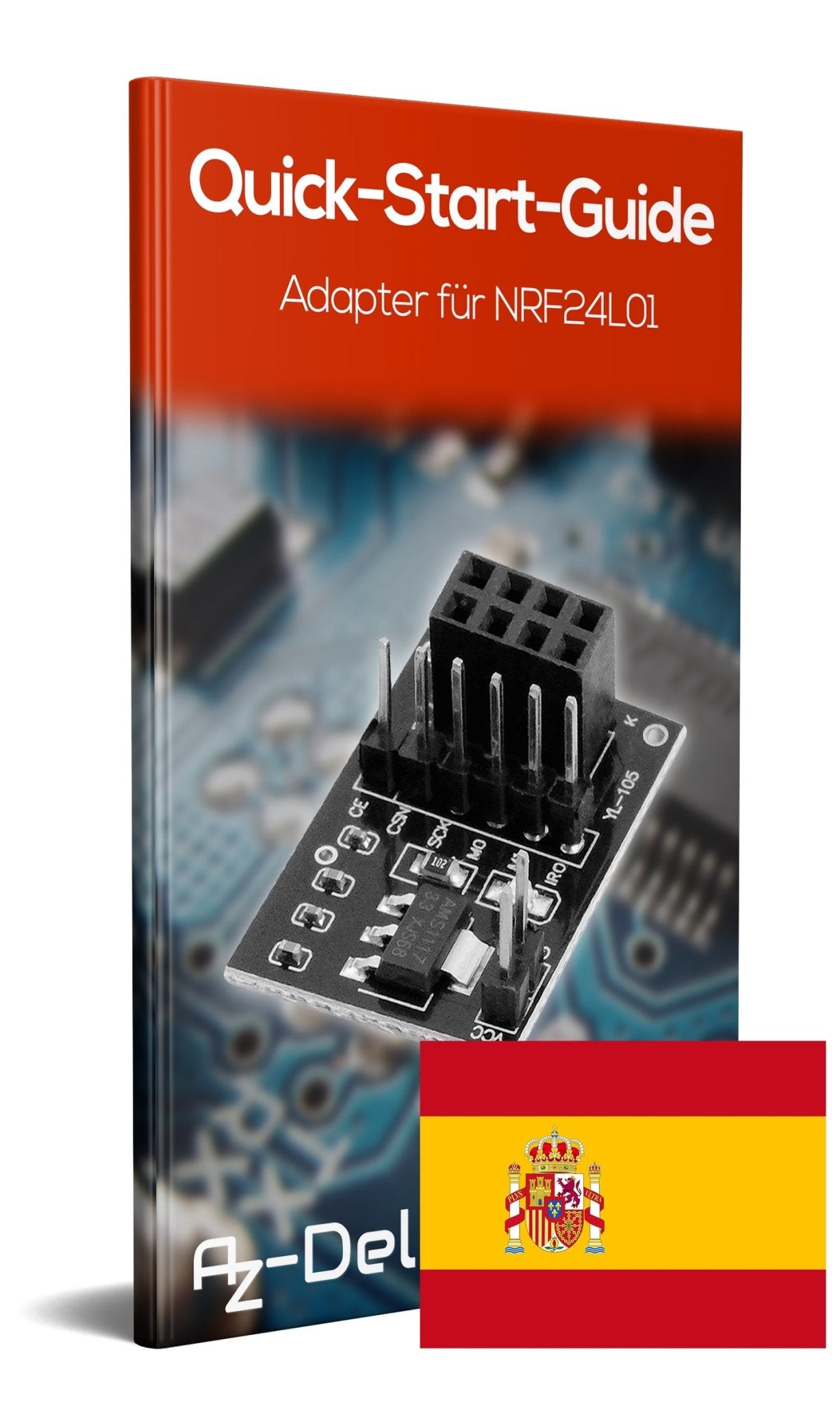NRF24L01 Adapter für NRF24L01 RF Wireless Transceiver Modul - AZ-Delivery