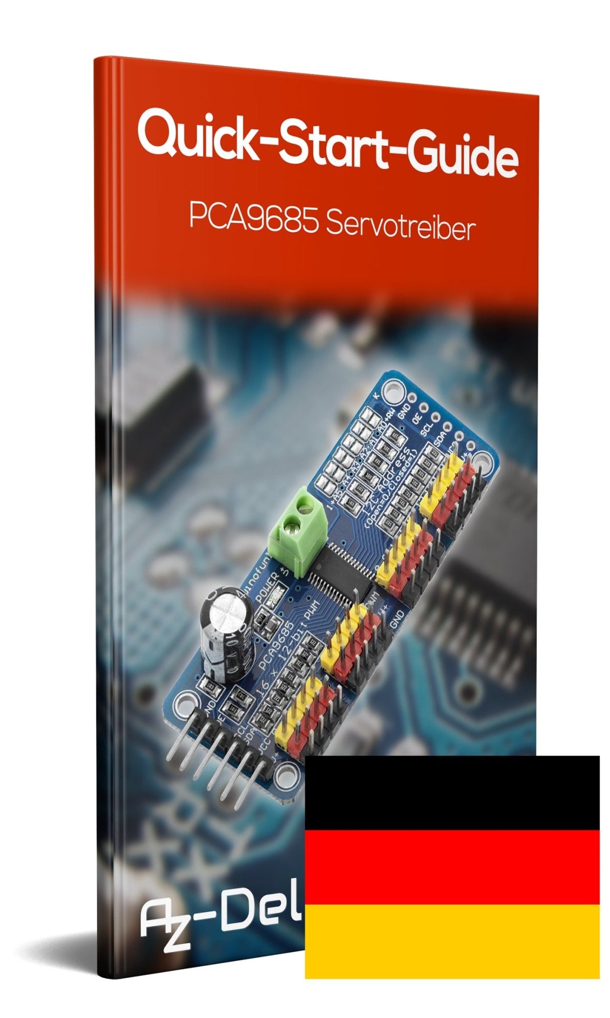 PCA9685 16 Kanal 12 Bit PWM Servotreiber für Raspberry Pi - AZ-Delivery