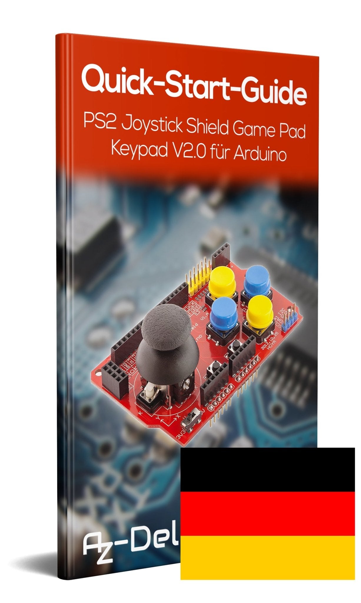 PS2 Joystick Shield Game Pad Keypad V2.0 - AZ-Delivery