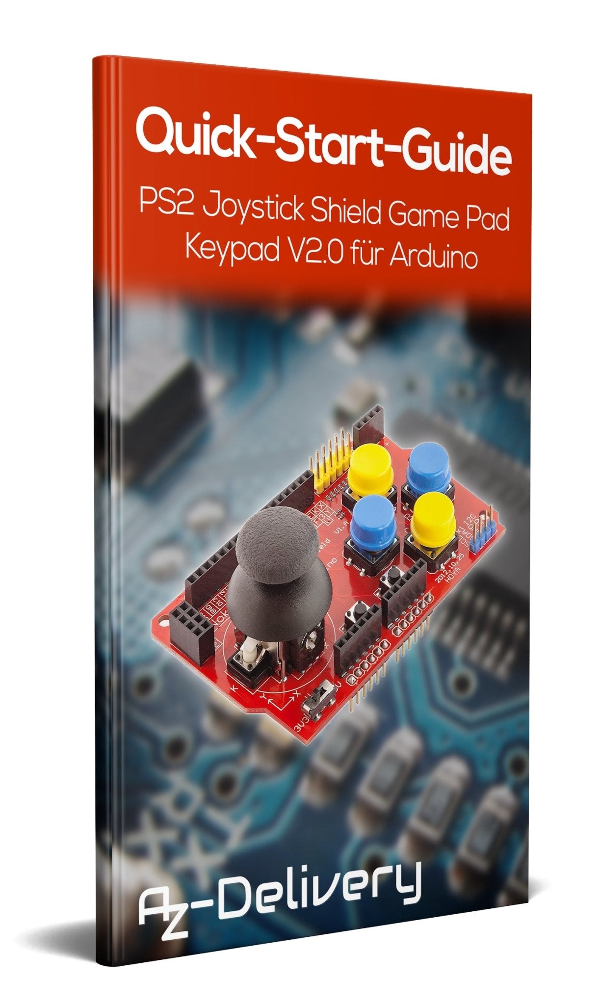 PS2 Joystick Shield Game Pad Keypad V2.0 - AZ-Delivery