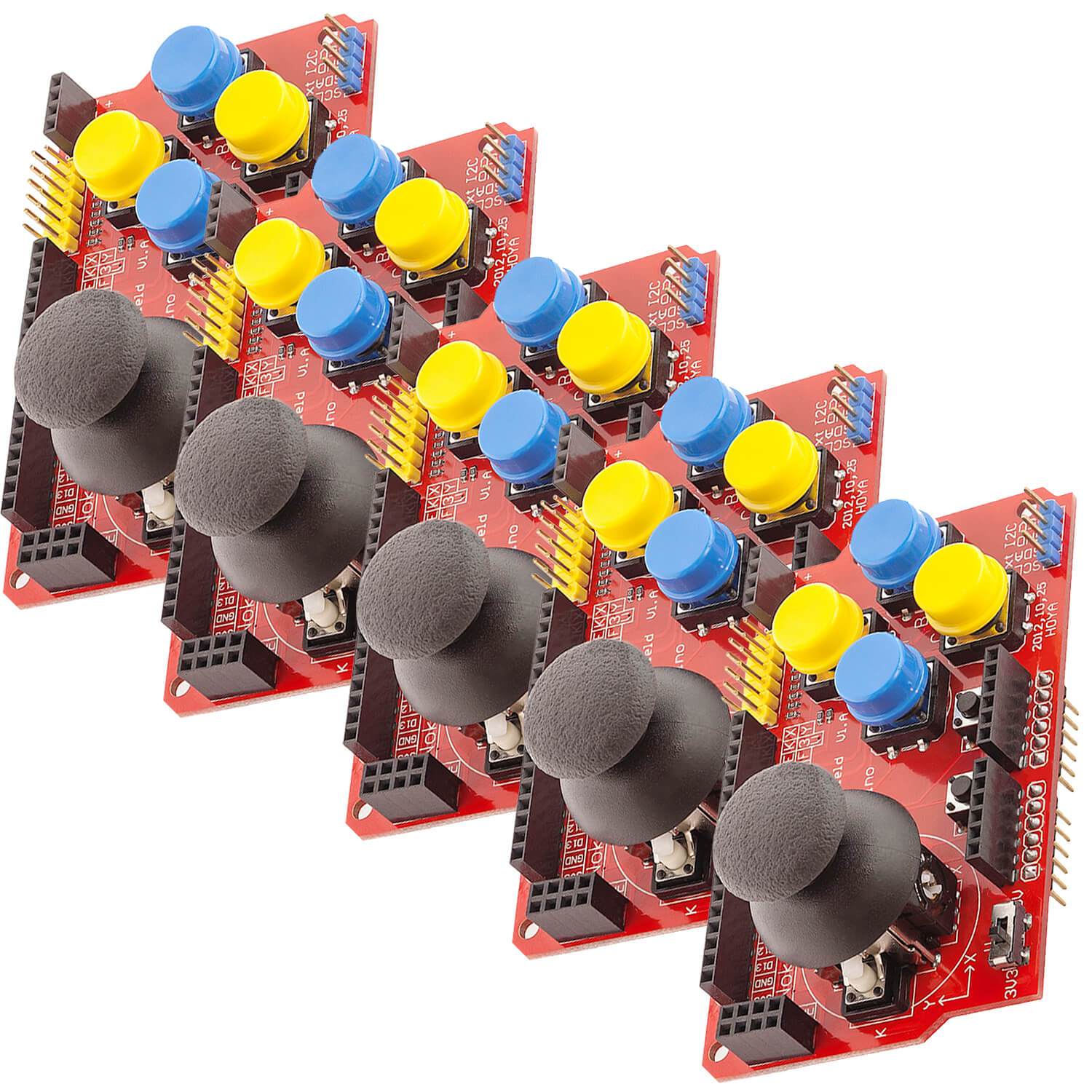 PS2 Joystick Shield Game Pad Keypad V2.0 - AZ-Delivery