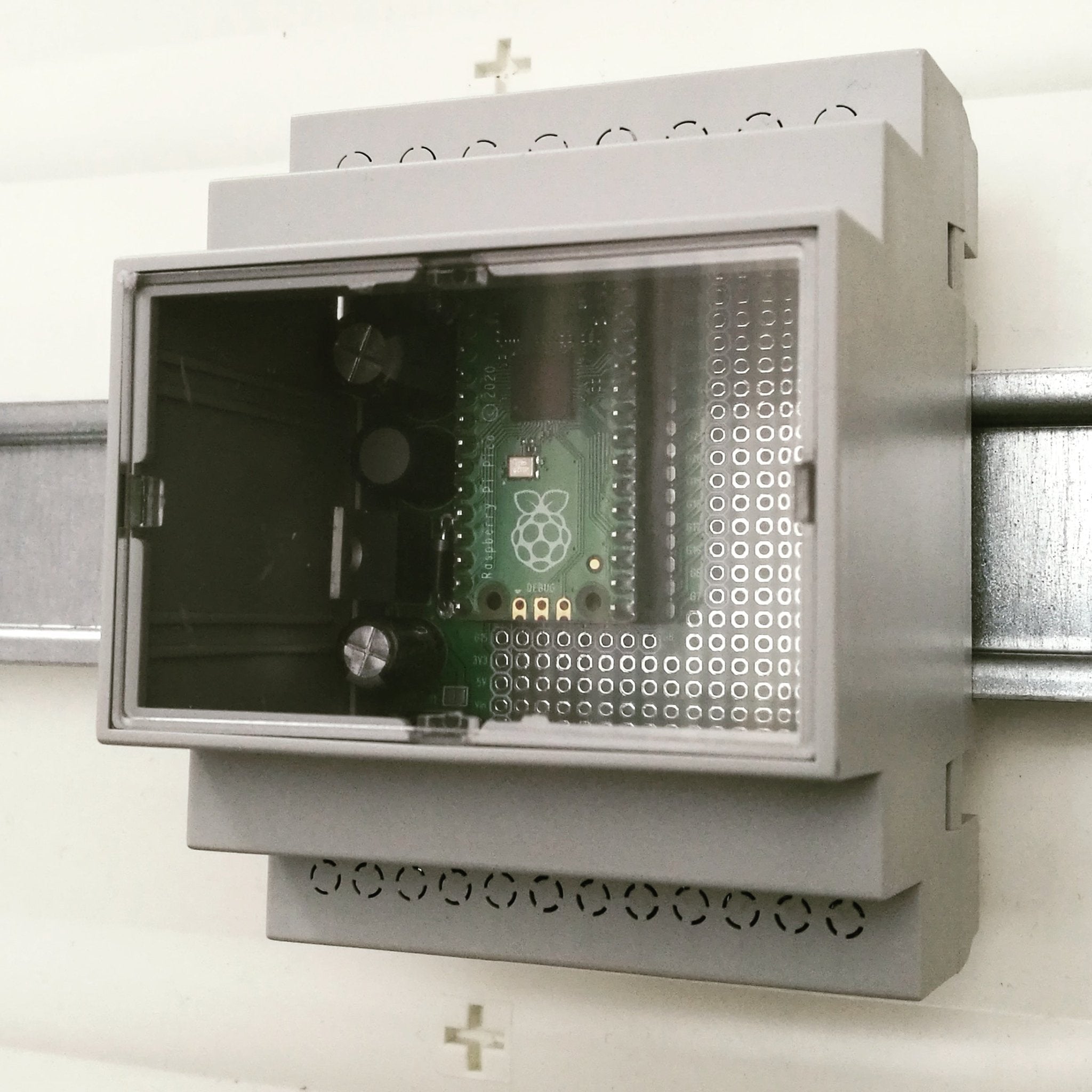 RasPiBox Pico - Hutschienen Montage- und Anschluss Set - AZ-Delivery