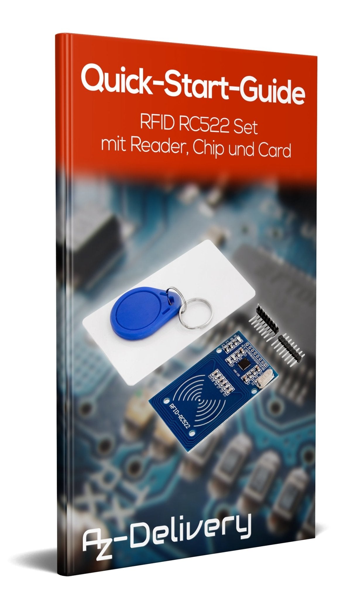 RFID Kit RC522 mit Reader, Chip und Card für Raspberry Pi (13,56MHz) - AZ-Delivery