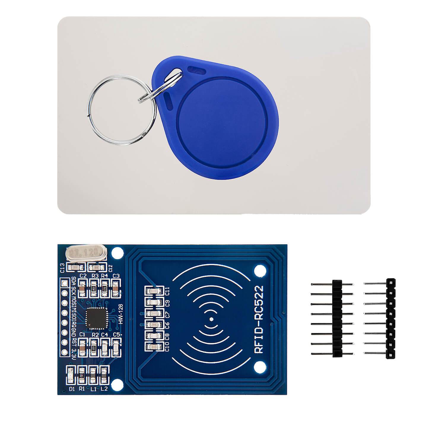 RFID Kit RC522 mit Reader, Chip und Card für Raspberry Pi und Co. (13,56MHz) - AZ-Delivery