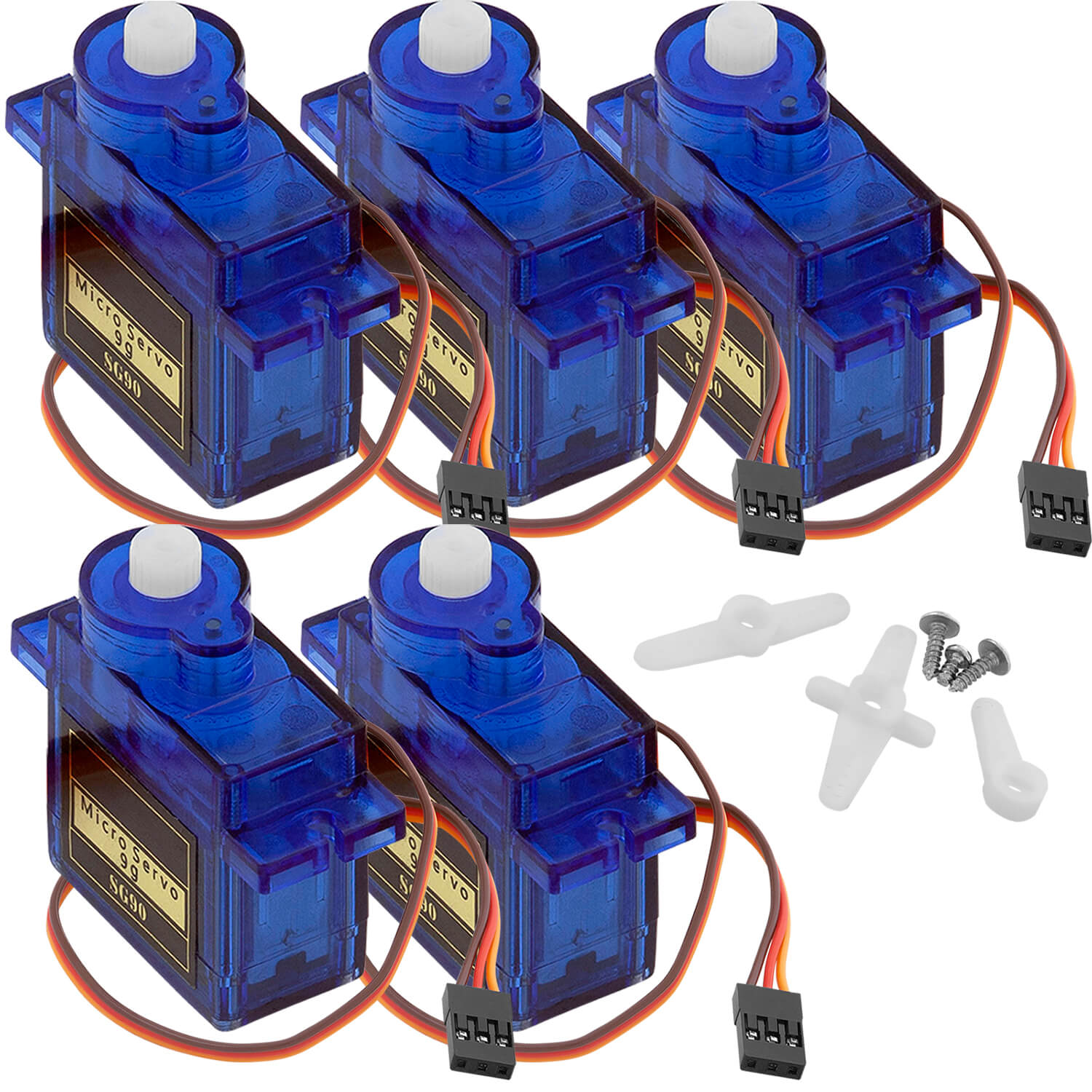 SG90 Micro Servo Motor 9G für RC Roboter Hubschrauber Flugzeug - AZ-Delivery