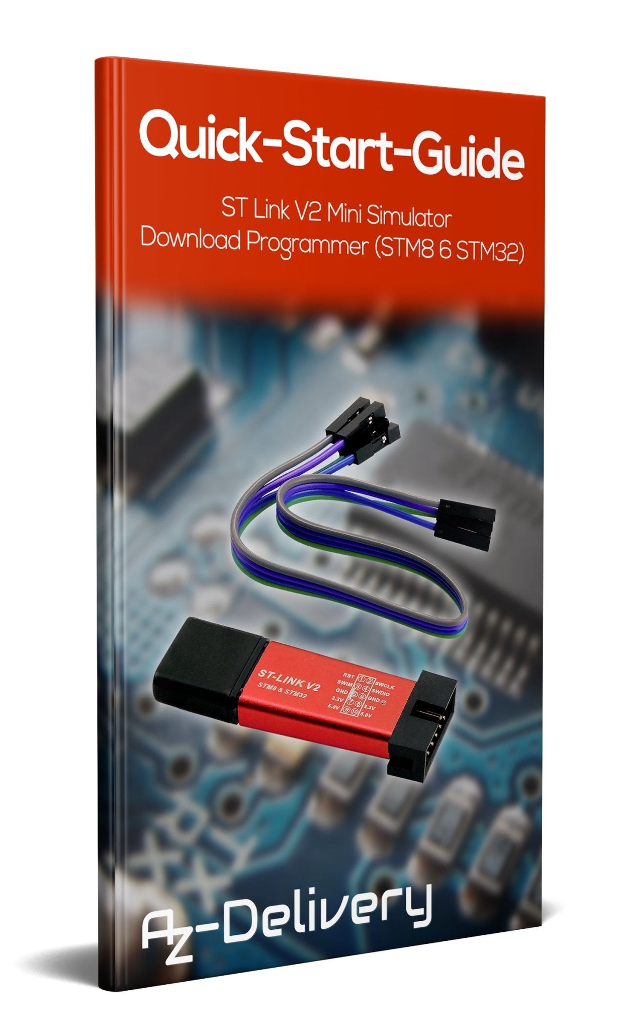 ST Link V2 Mini Simulator Download Programmer (STM8 6 STM32) - AZ-Delivery