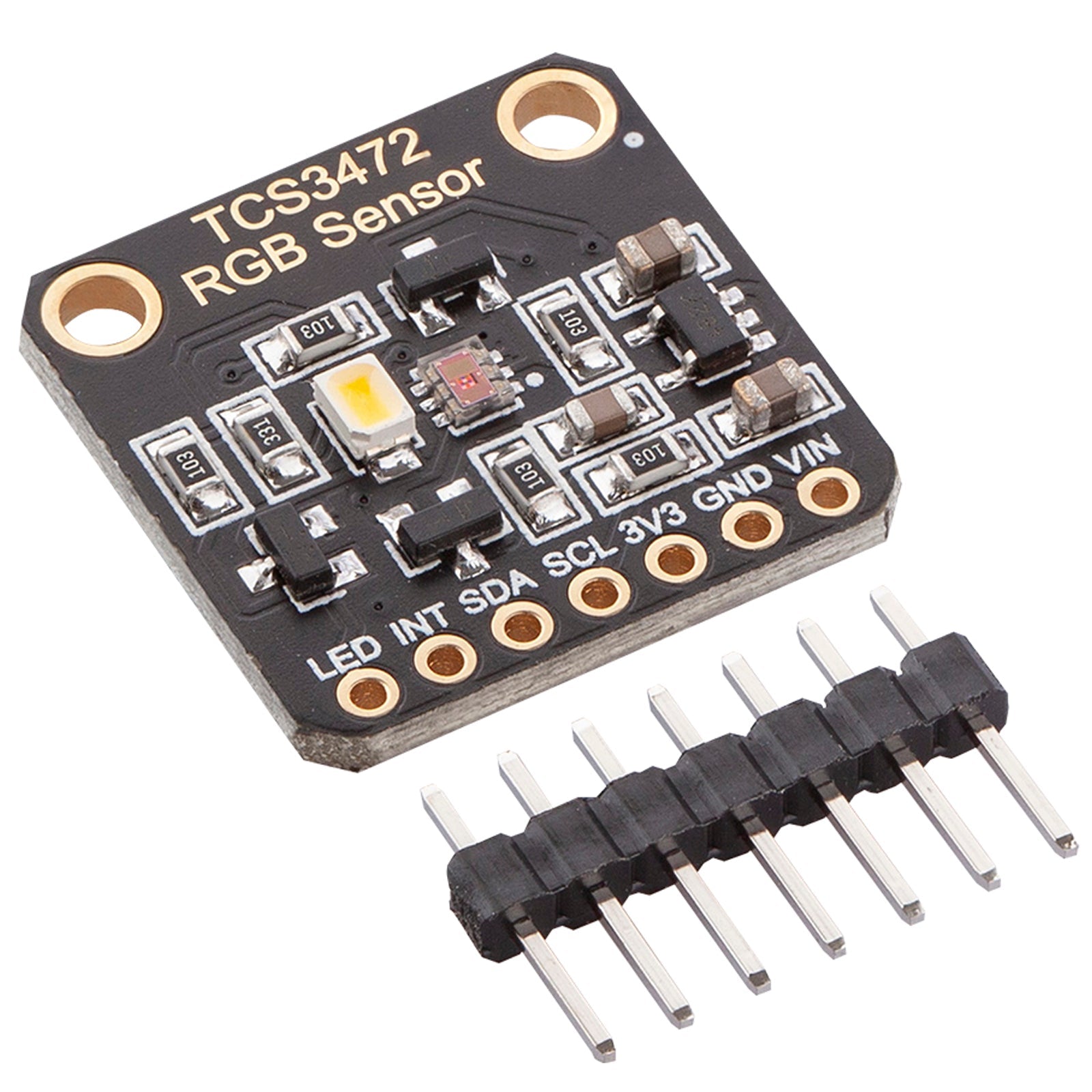 TCS34725 RGB Farb Sensor mit Infrarot-Filter, DIY Modul zur Farb-Erkennung Kompatibel mit Arduino - AZ-Delivery