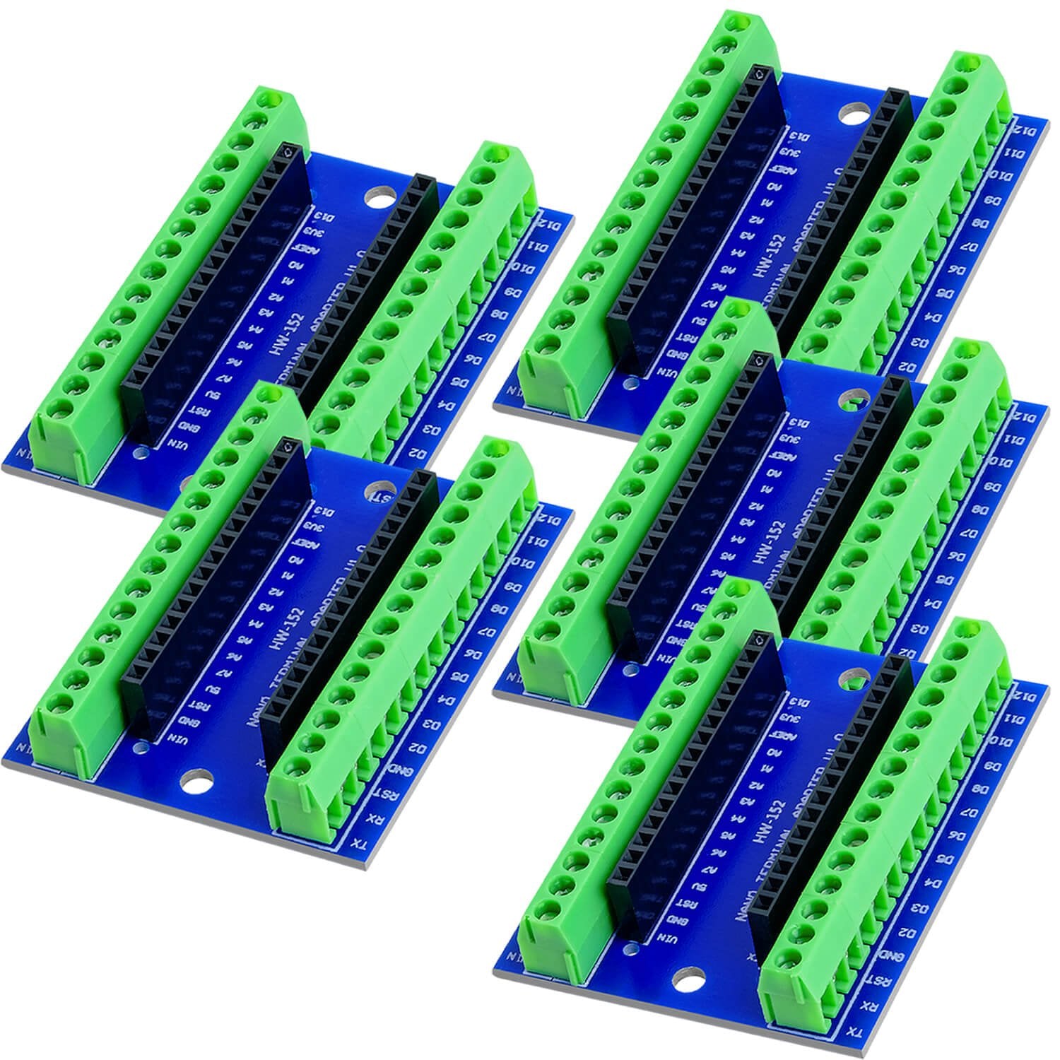 Terminal Adapter Board mit Schraubklemmen kompatibel mit Nano V3 und Arduino - AZ-Delivery