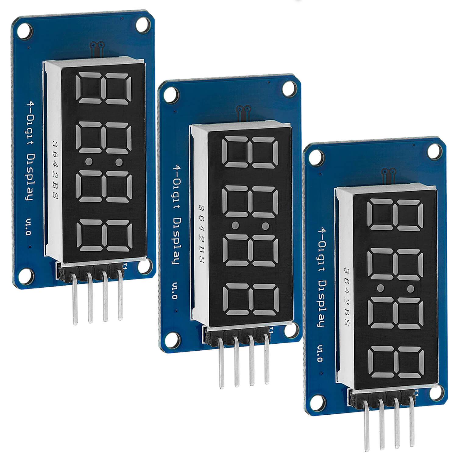 TM1637 4 Digit 7-Segment Display Modul kompatibel mit Arduino und Raspberry Pi - AZ-Delivery