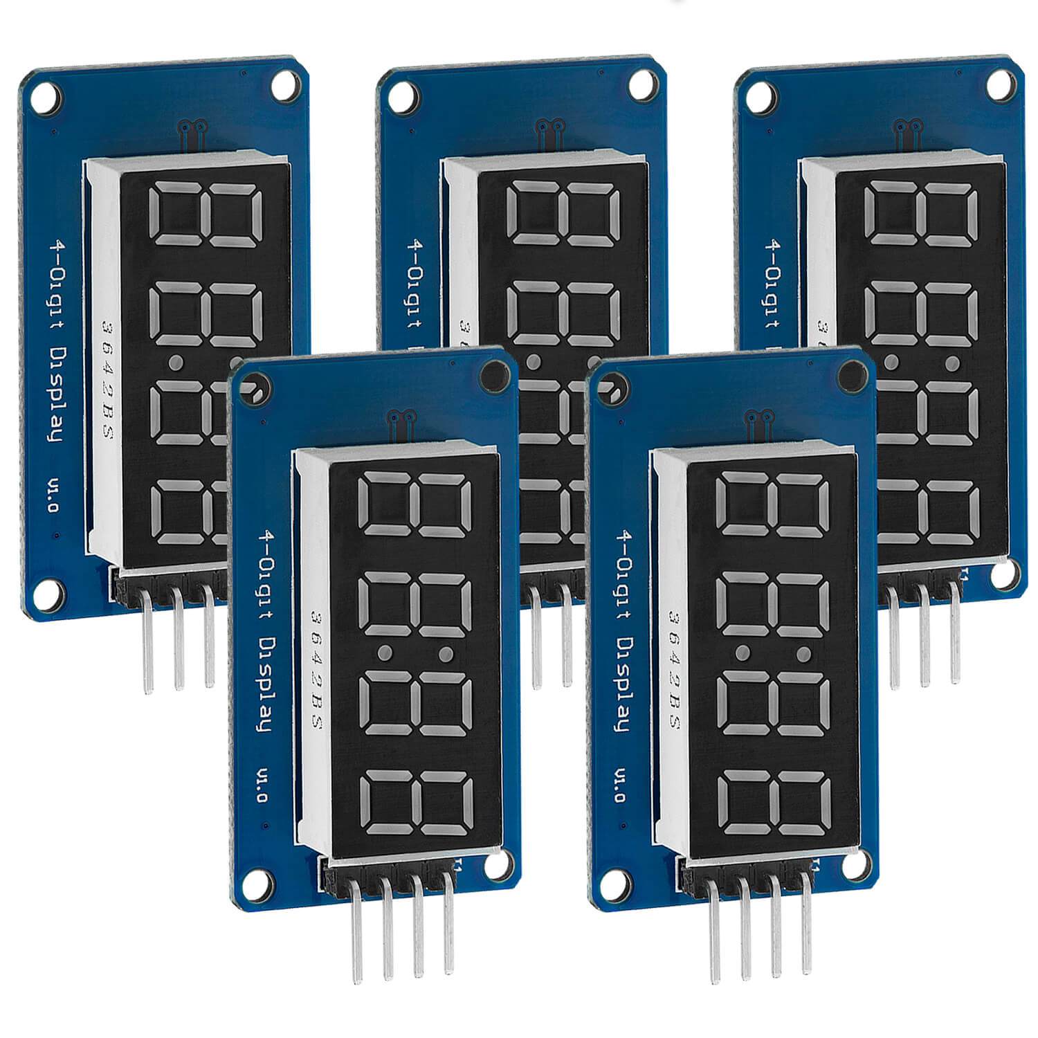 TM1637 4 Digit 7-Segment Display Modul kompatibel mit Arduino und Raspberry Pi - AZ-Delivery