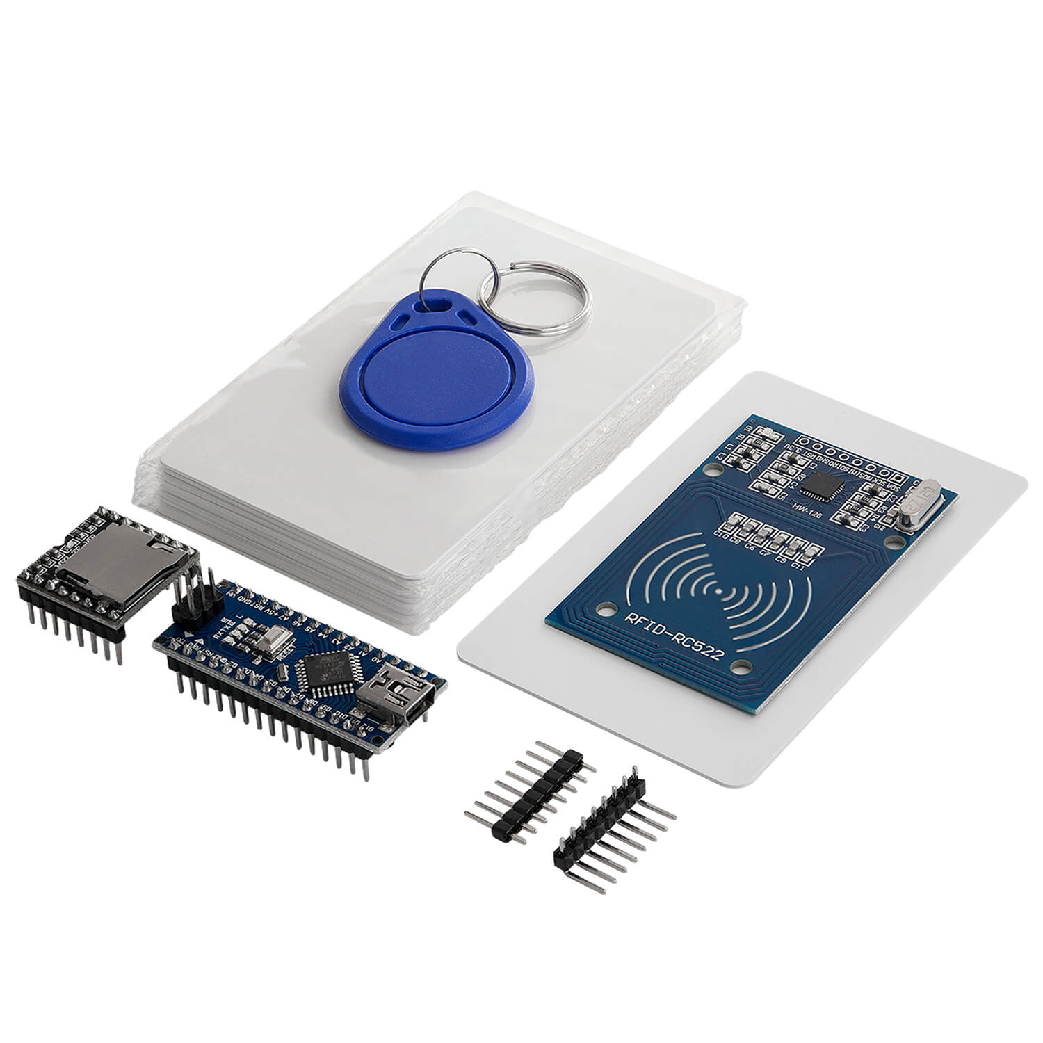 TonUINO Set (Mp3 Player, AZ-Nano V3-Board, RFID Kit und 10 x 13,56 MHz RFID Karten) - AZ-Delivery