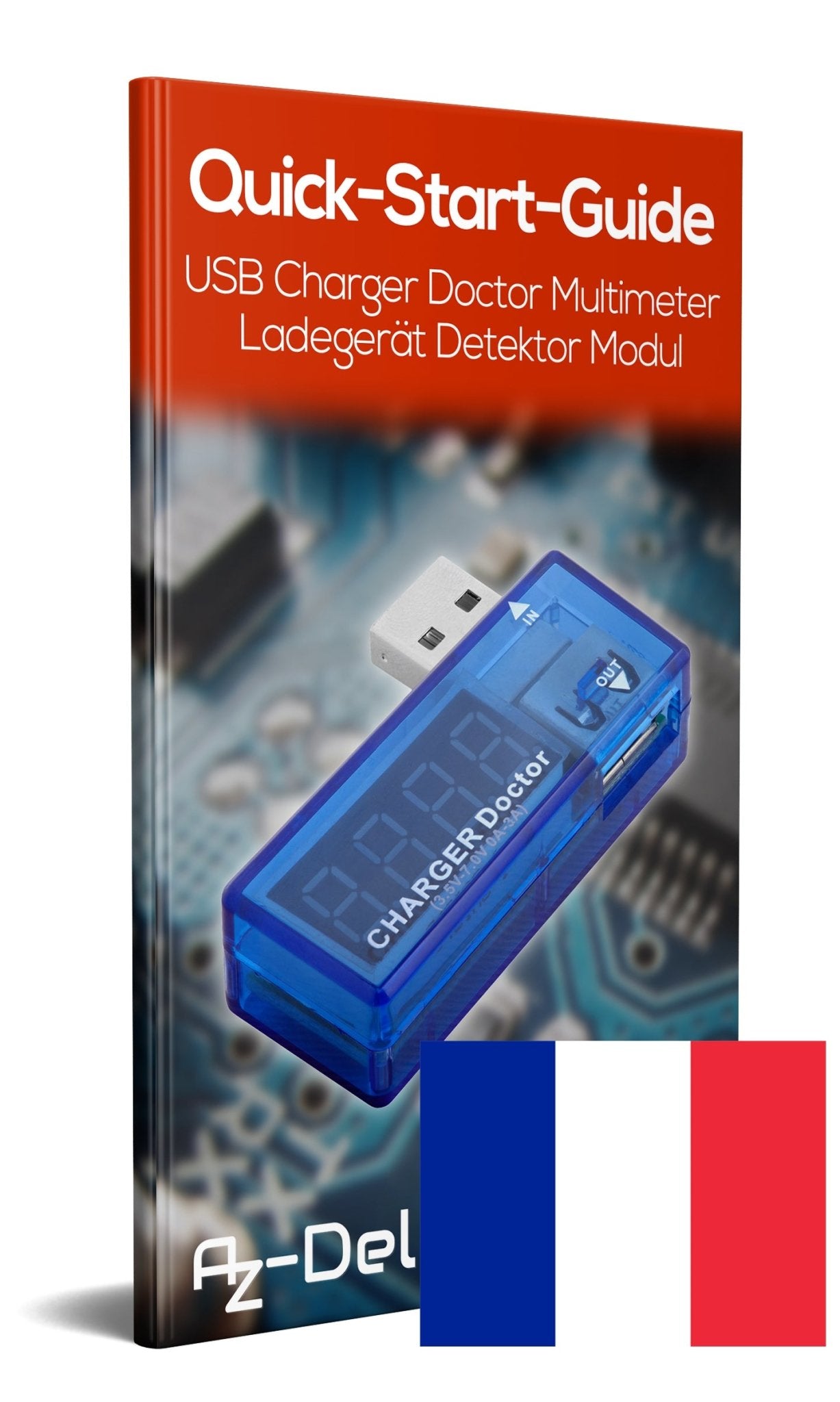USB Charger Doctor Multimeter Ladegerät Detektor Stromverbrauchsmesser Spannungsmesser Digitaler Voltmeter - AZ-Delivery