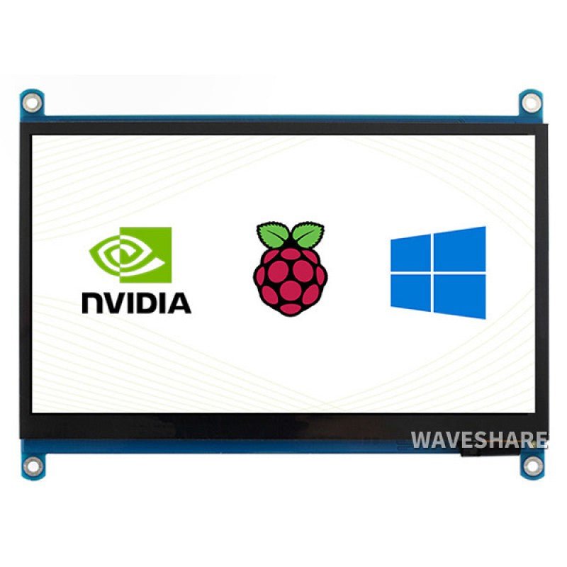 Waveshare 7" IPS HDMI USB Touchdisplay mit Audio kompatibel mit Raspberry Pi - AZ-Delivery