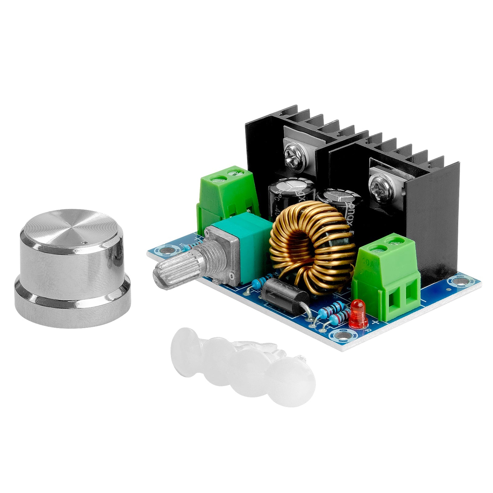 XH-M401 DC-DC Step Down Buck Converter XL4016E1, Einstellbar 4-40V bis 1.25-36V 8A kompatibel mit Arduino - AZ-Delivery