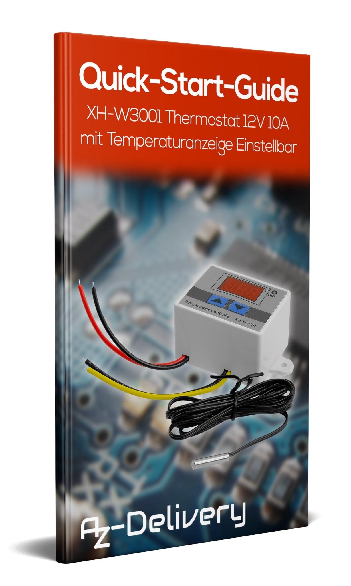 XH-W3001 Thermostat 12V mit Temperaturanzeige, -50°C bis 110 °C - AZ-Delivery