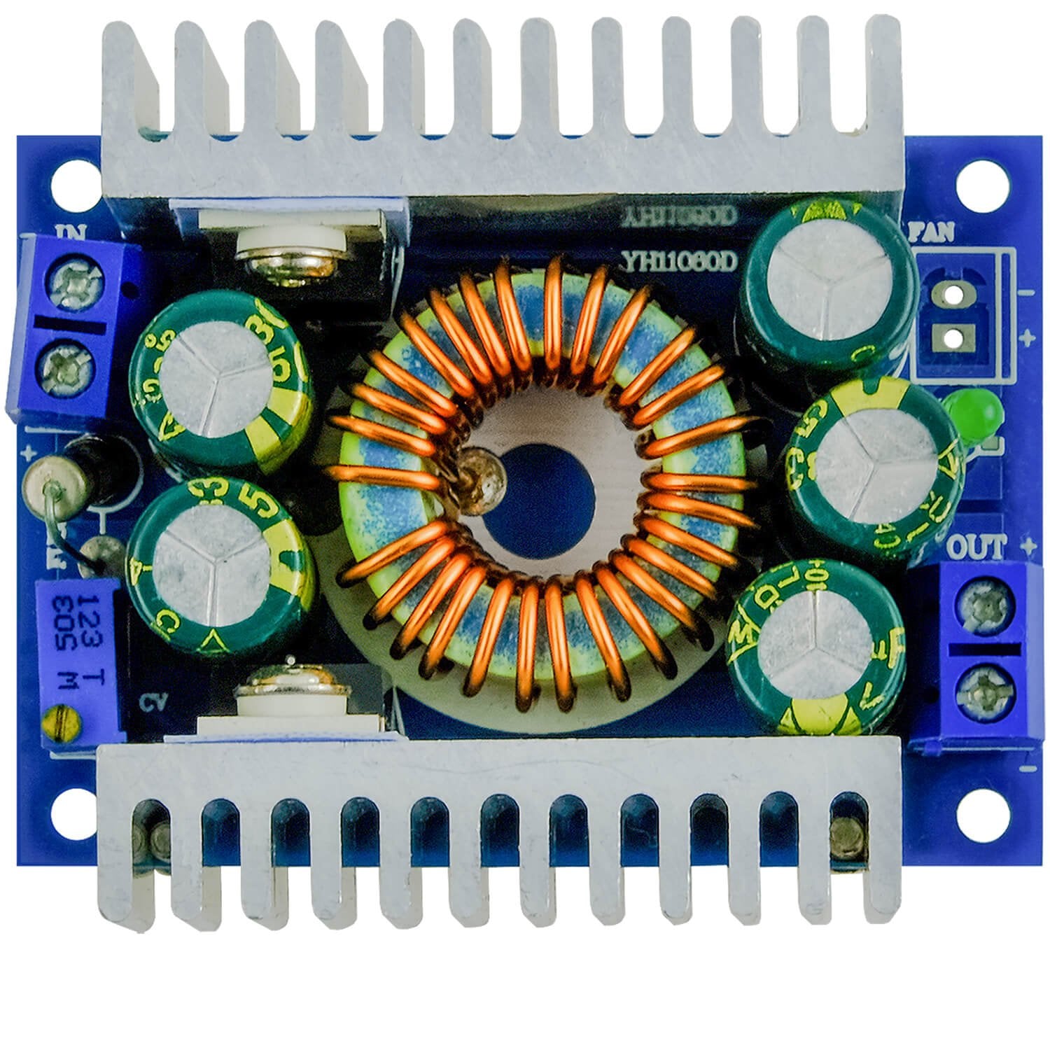 XL4016E1 DC-DC Step Down Converter, Einstellbar 5-40V auf 1,2-36V 12A kompatibel mit Arduino - AZ-Delivery